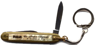 RCA Pocket Knife and Key Chain Set