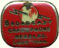 Broadcast Gramophone Needle Tin